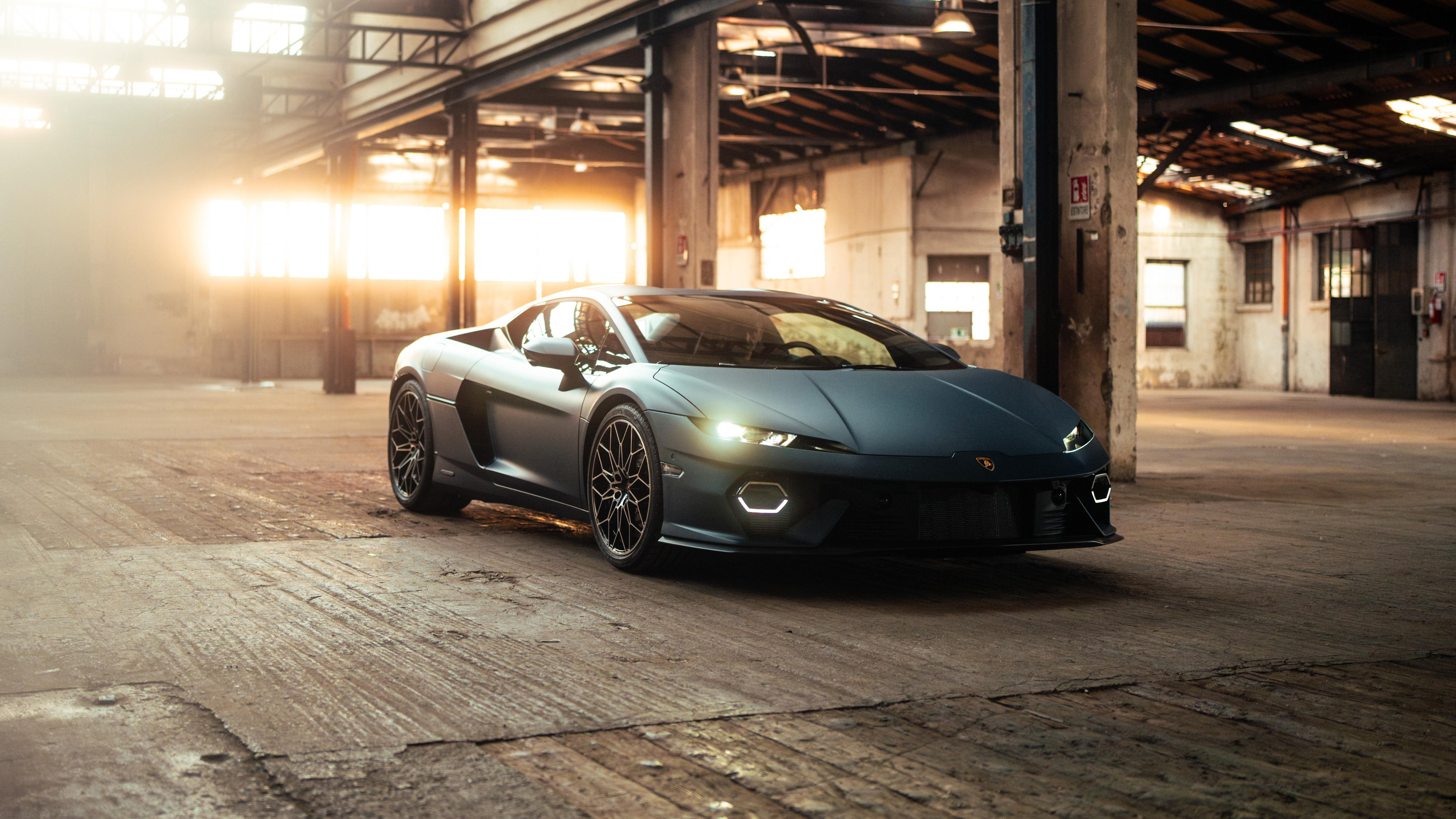 Lamborghini Temerario front view - 5K wallpapers in 5120x2880 resolution