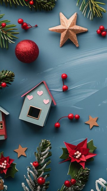 Christmas decorations - Wallpapers for Nokia, Samsung in 360x640 resolution