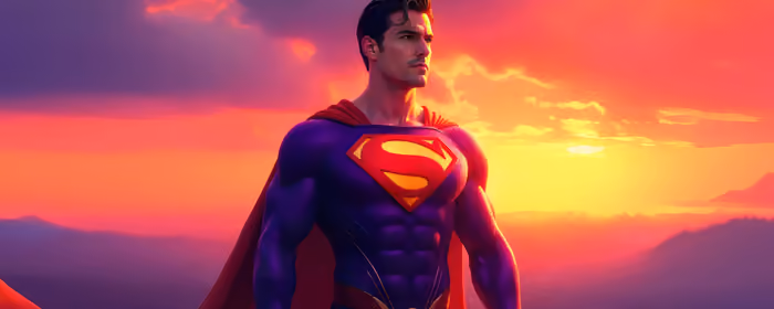 UltraWide 21:9 обои (2560x1080): Супермен, DC Comics, супергерой, костюм