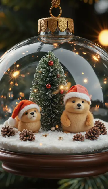 Celebrations wallpapers: Christmas, toy, bear, christmas tree