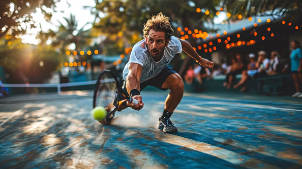 Spectacular tennis game — desktop and phone wallpaper, free download