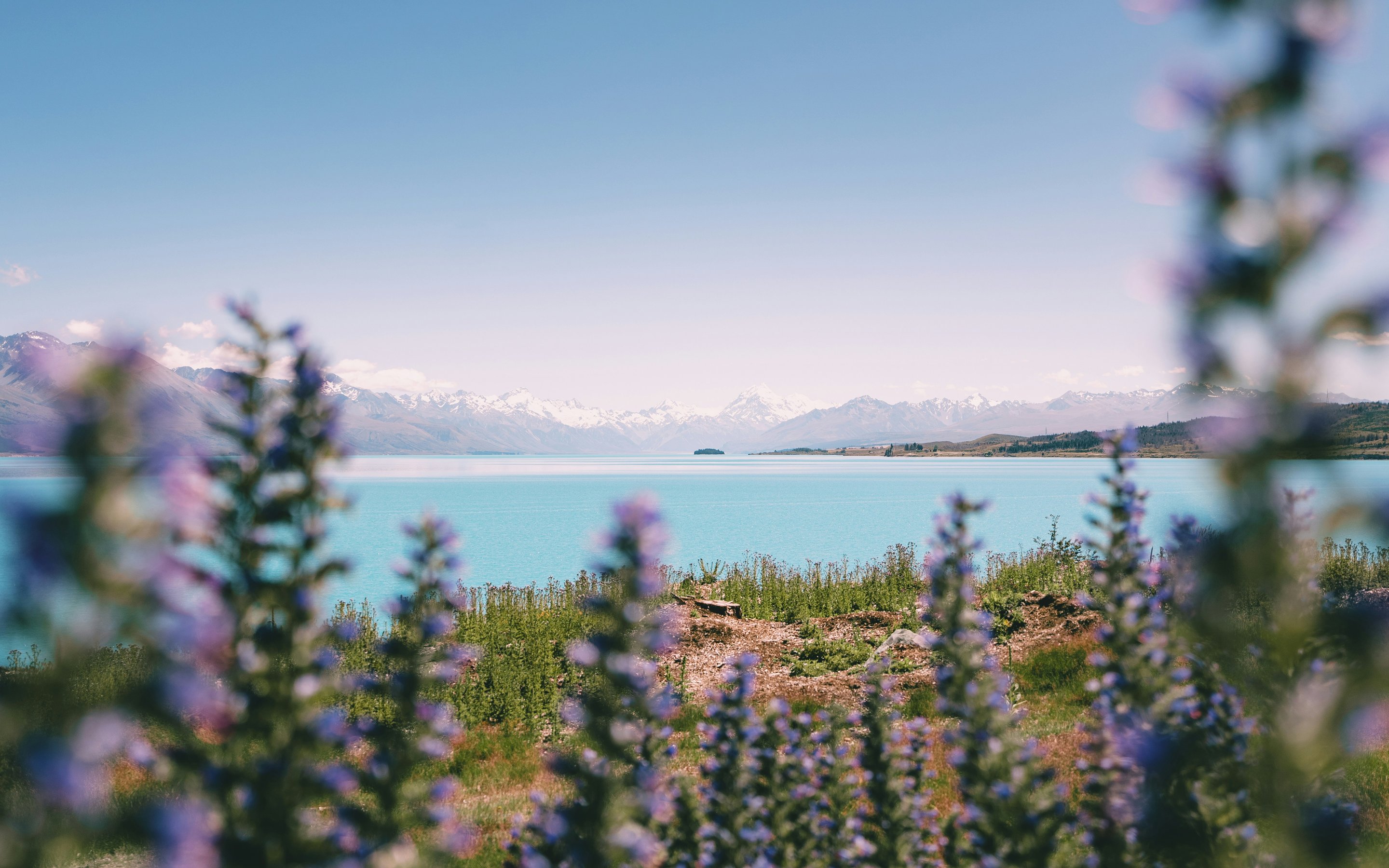 Turquoise Mountain Lake - Wallpapers for Apple MacBook 15″ in 2880x1800 resolution