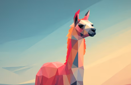 Обои форма: лама, low poly, геометрия, форма