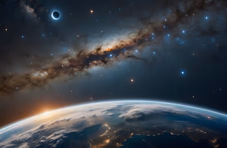 Space wallpapers: Earth, eclipse, orbit, moon