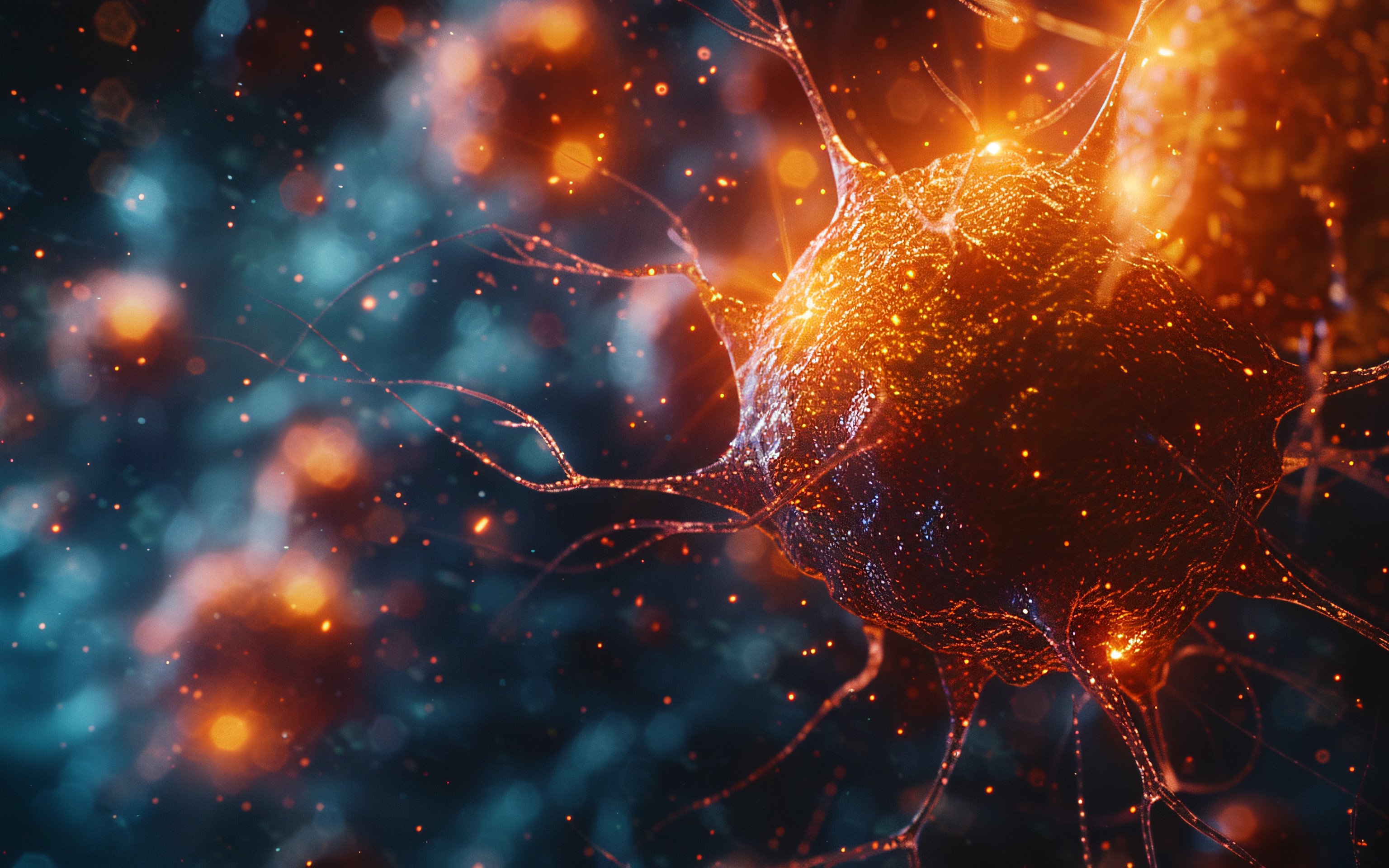 Neural connections - Wallpapers for Apple MacBook 16″ in 3072x1920 resolution