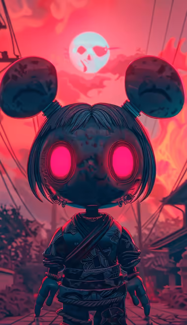 Fantasy wallpapers: post-apocalypse, robot, character, futurism