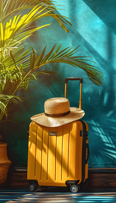 Suitcase Wallpapers for Samsung Galaxy Z Fold 2/3 (1768x2208): summer, travel, suitcase, wall