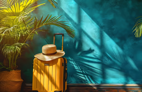 UXGA Suitcase wallpapers (1600x1200): summer, travel, suitcase, wall