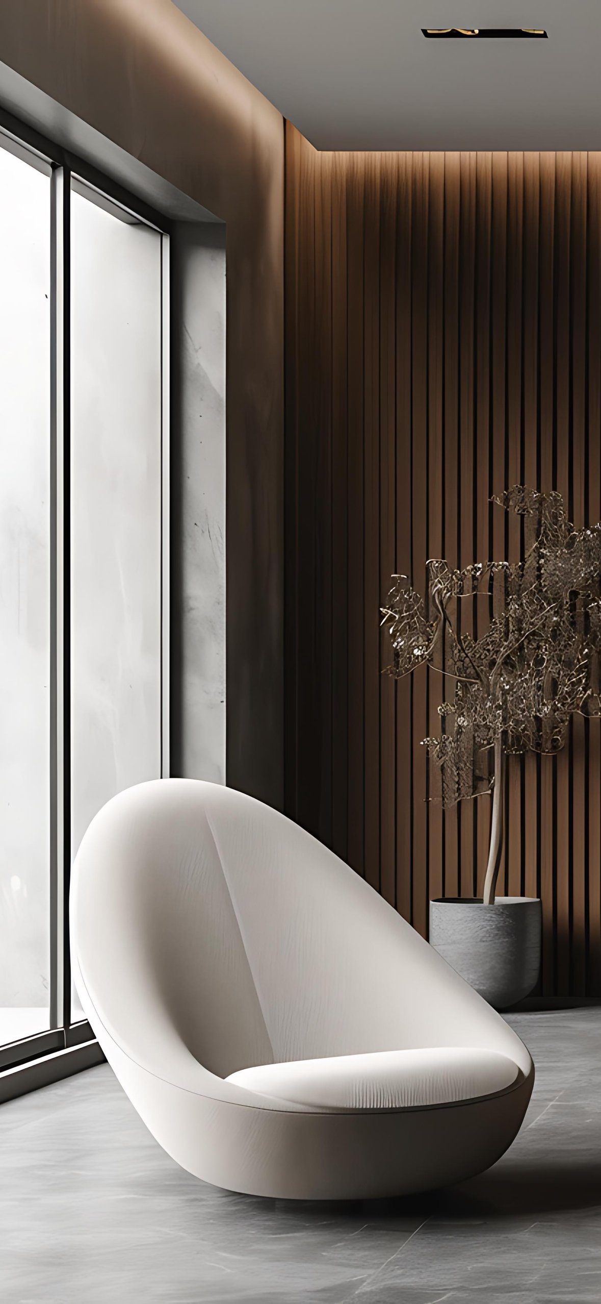 94 Inch Modern Seating Bench Wallpaper For Iphone