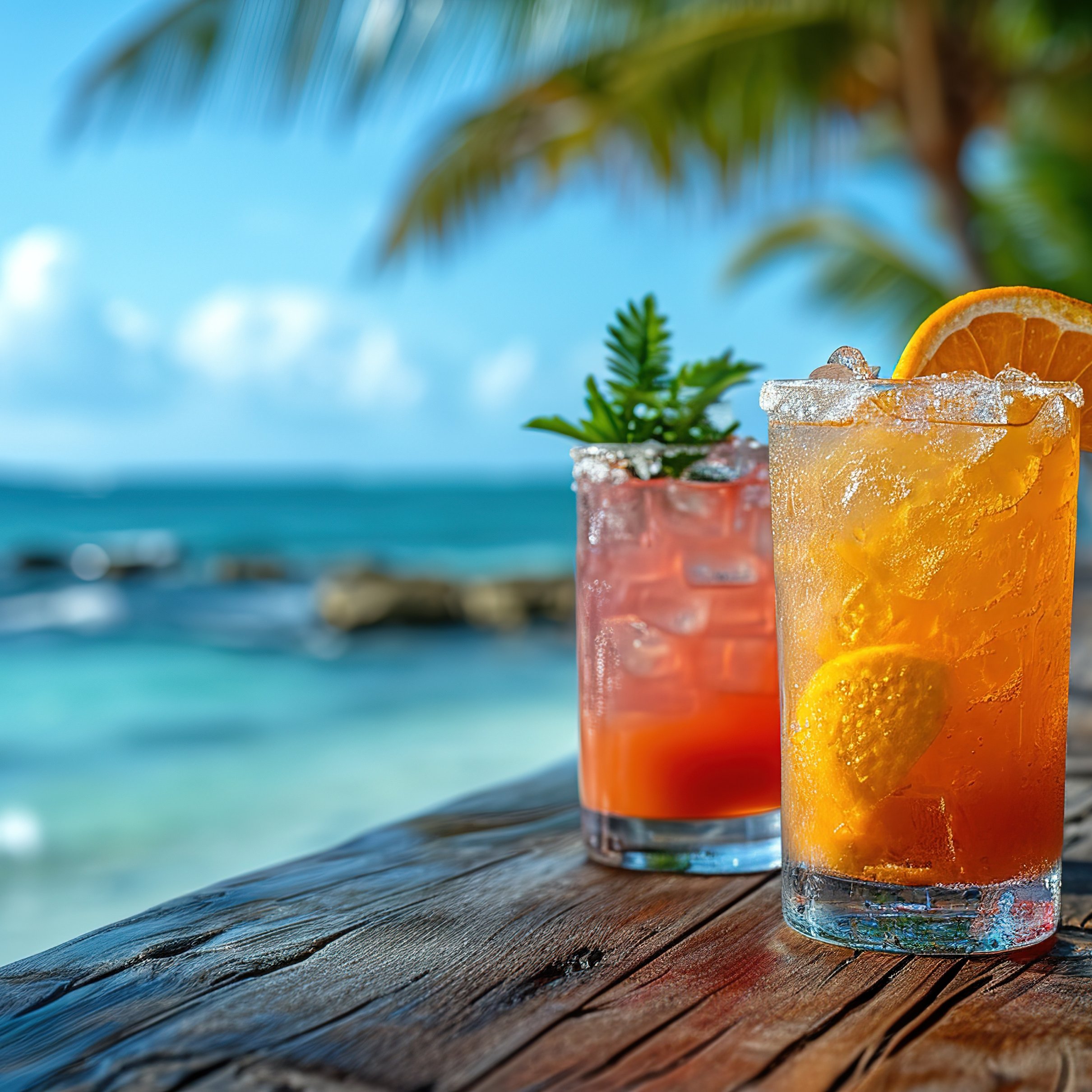 Icy tropical cocktails - Wallpapers for iPad Pro 11″ 2024 in 2420x2420 resolution