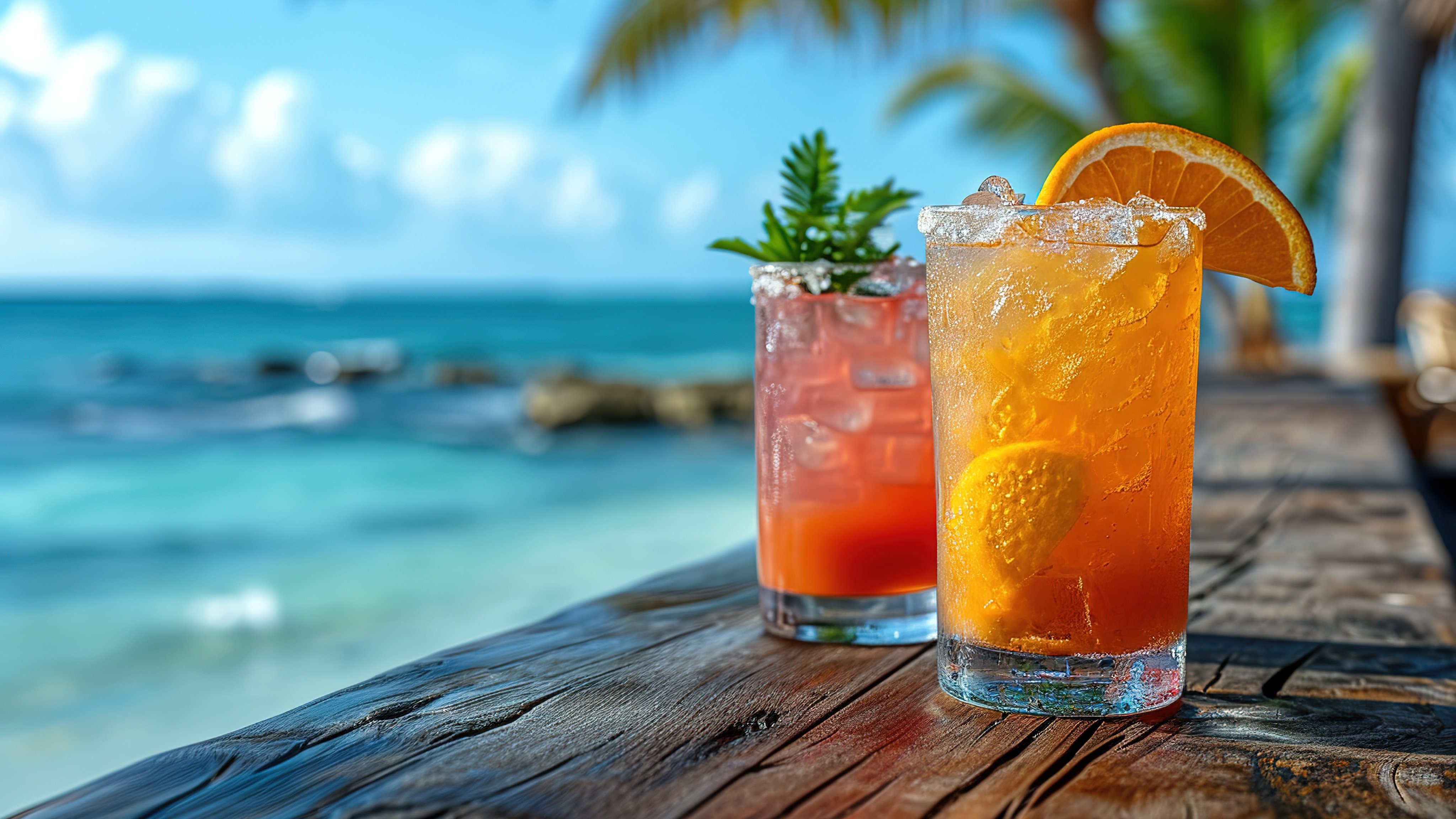 Icy tropical cocktails - Wallpapers for Apple iMac 21.5″ in 4096x2304 resolution