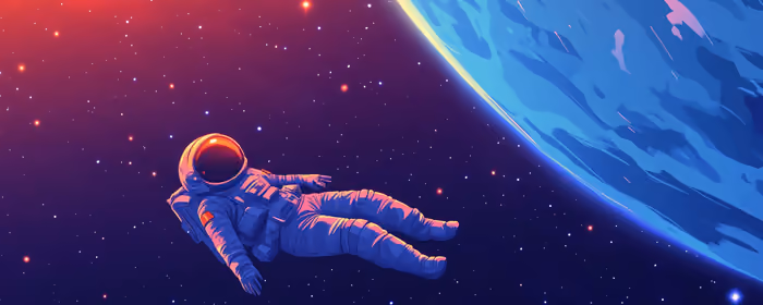 Space wallpapers: astronaut, Earth, spacesuit, orbit