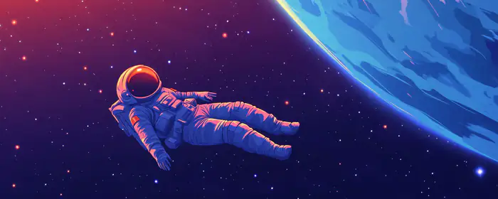 UltraWide 21:9 обои Земля (2560x1080): космонавт, Земля, скафандр, орбита
