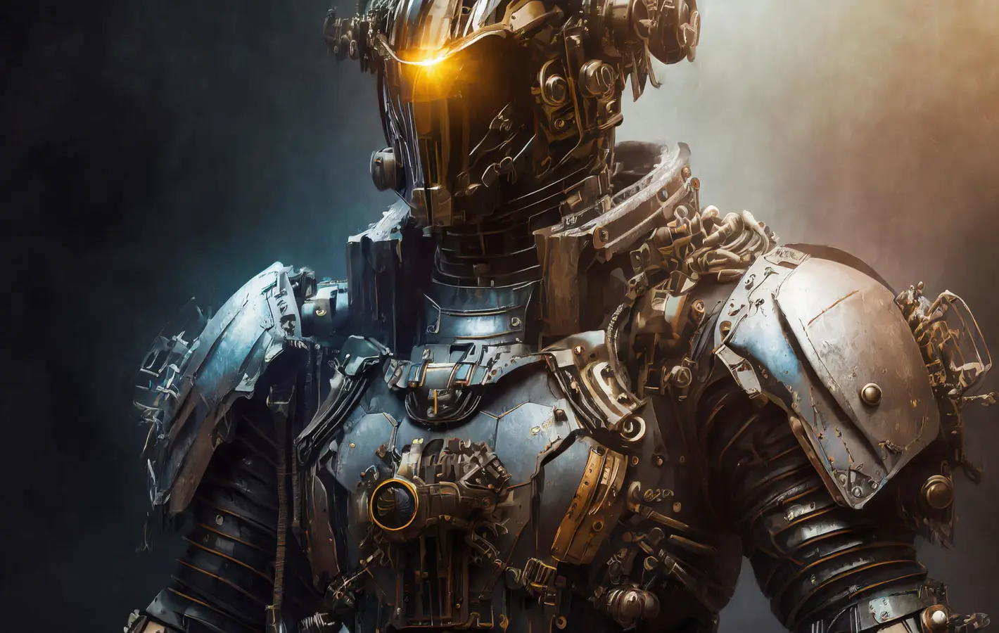 Combat Cyborg — desktop and phone wallpaper, free download