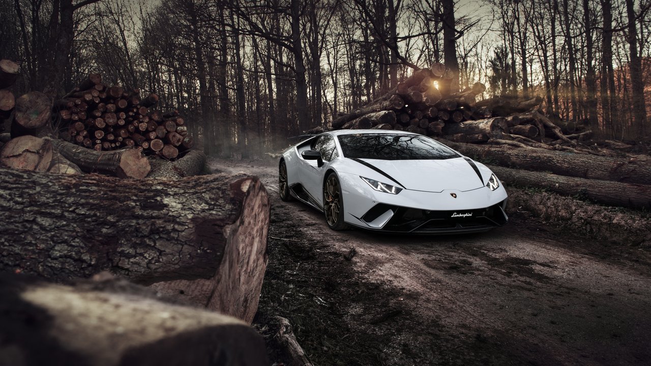 Lamborghini Huracán Performante front - HDV 720p wallpapers in 1280x720 resolution