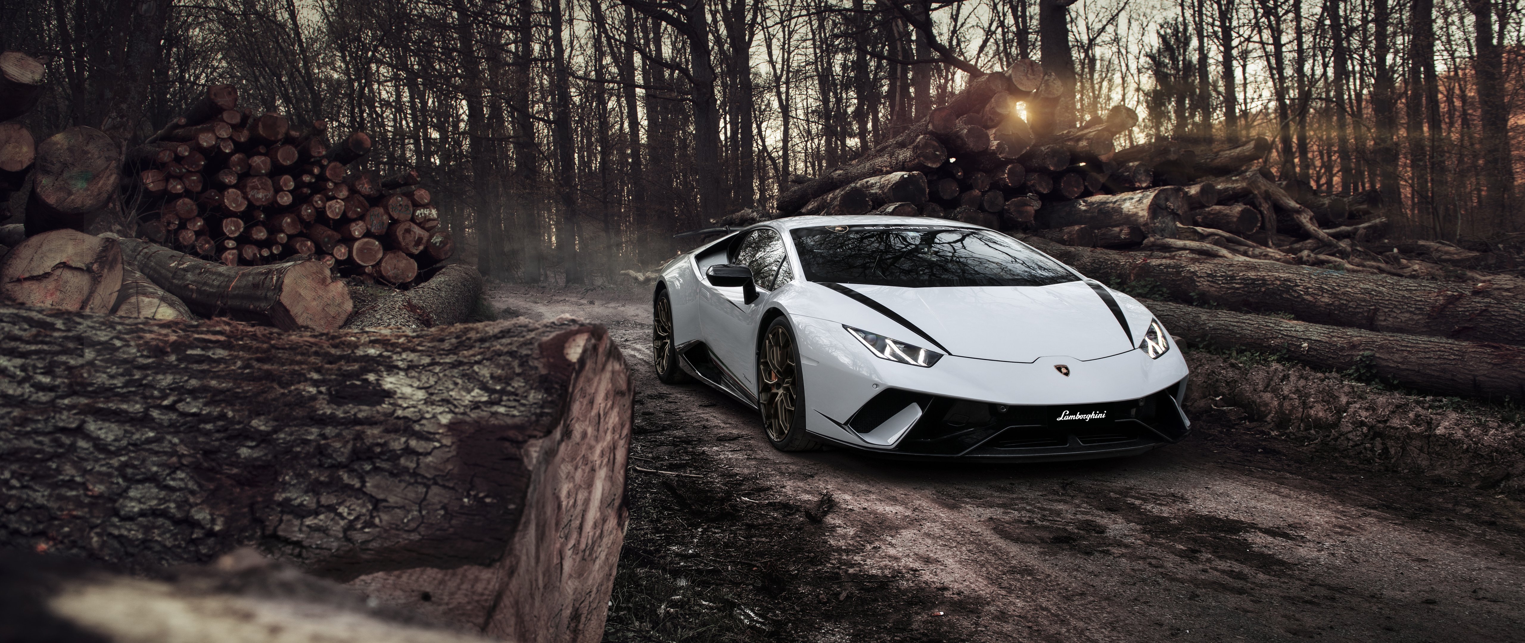Lamborghini Huracán Performante front - 5K2K UltraWide 21:9 wallpapers in 5120x2160 resolution
