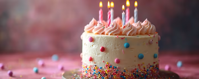 Food wallpapers: birthday, cake, candles, glaze