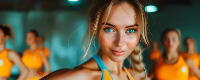 Обои спорт: фитнес, спортзал, девушка, тренировка