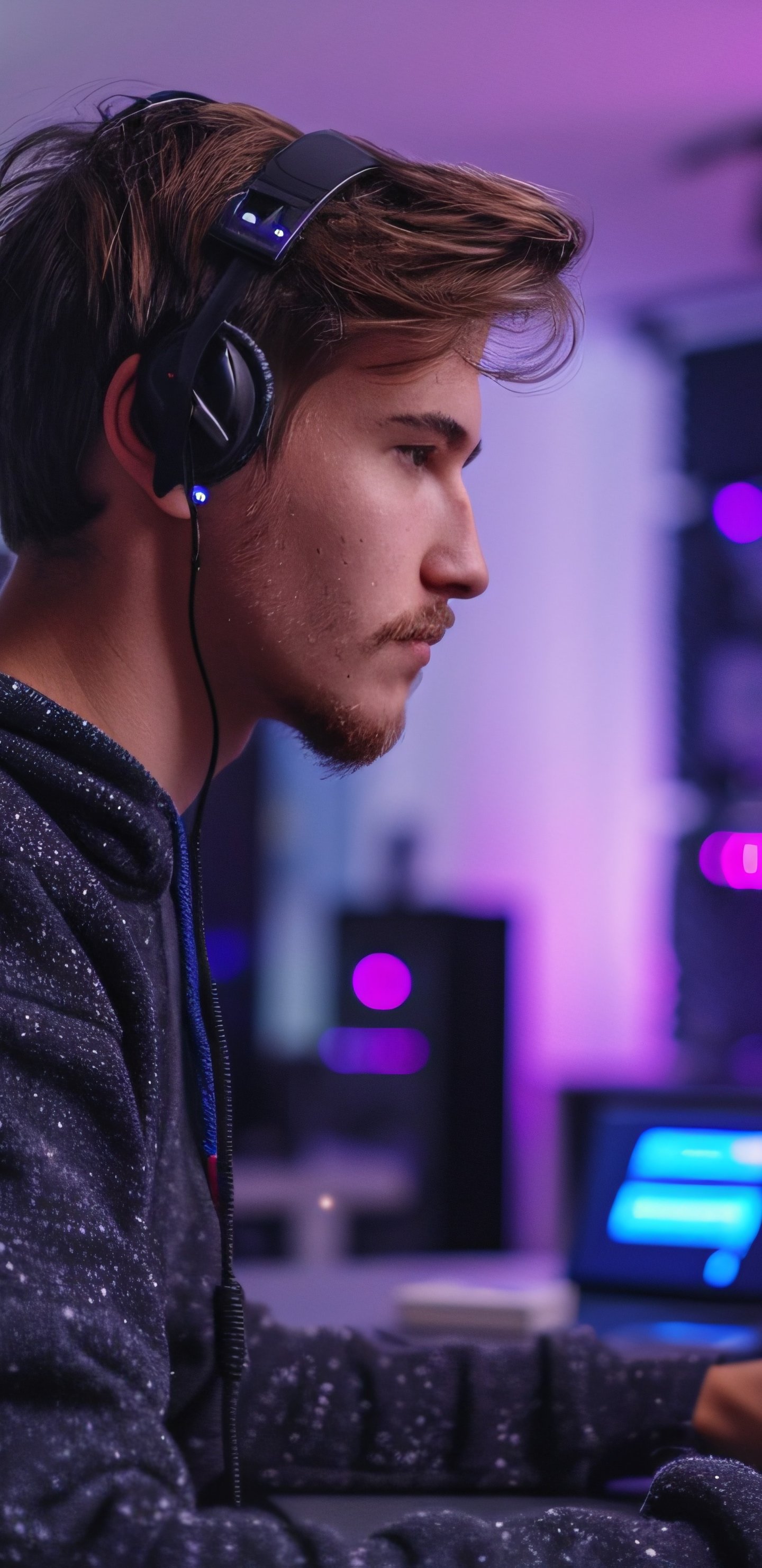 Young programmer coding - Wallpapers for Samsung Galaxy S8/S8+/Note 8/S9/S9+/Note 9 in 1440x2960 resolution