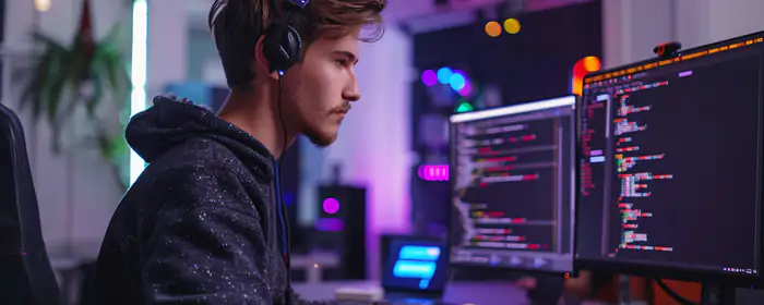 Technology wallpapers: developer, programmer, pC, monitor