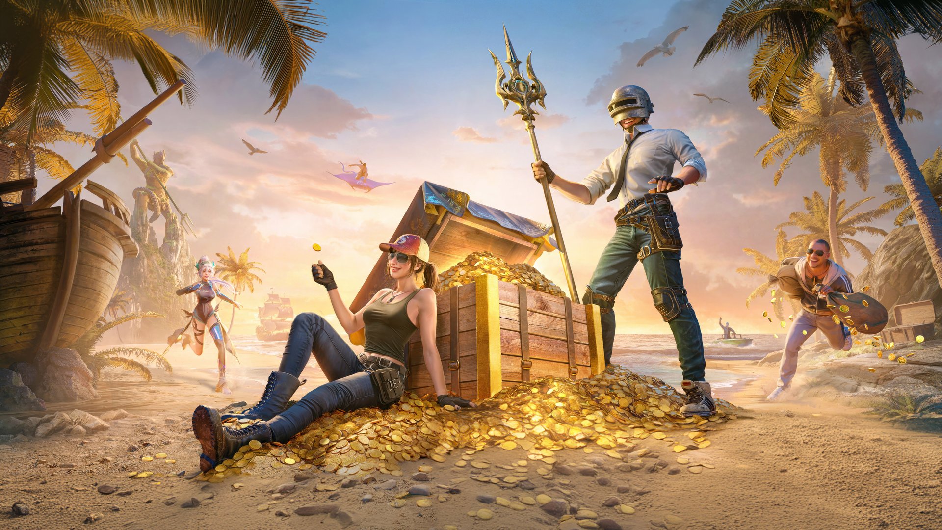 PUBG Mobile Ocean Odyssey - Full HD wallpapers in 1920x1080 resolution