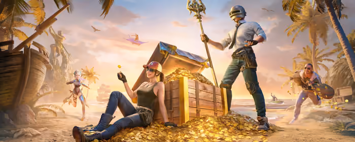 Обои игры: PUBG Mobile, Королевская битва, мобильная игра, монеты