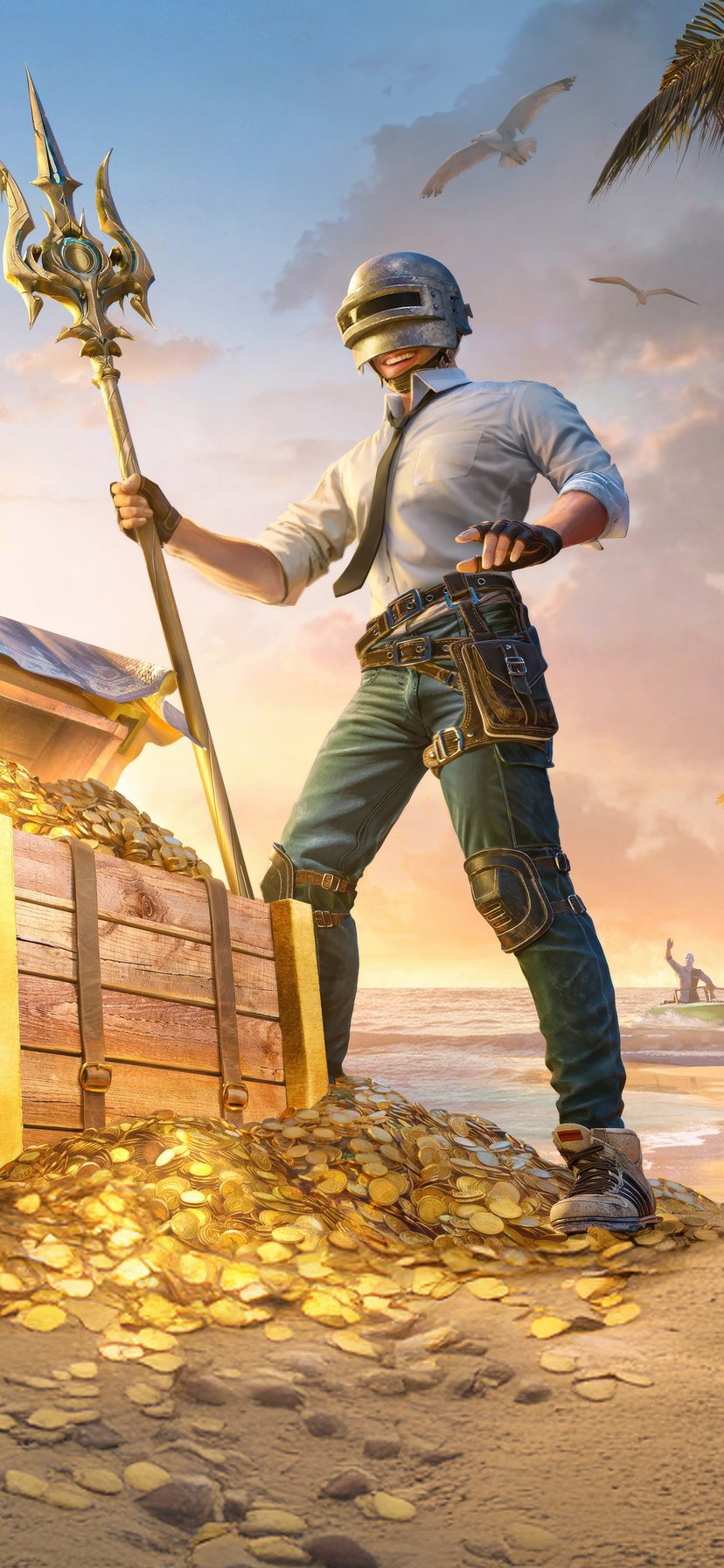 PUBG Mobile Ocean Odyssey - Обои для iPhone 11/XR в разрешении 828x1792