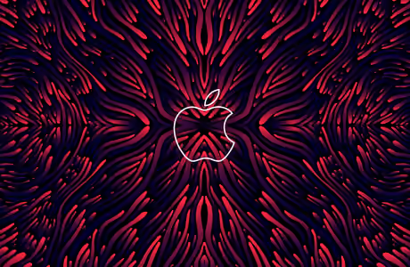 Обои креативность для Samsung/Xiaomi (2000x2000): Apple Inc, логотип, событие, узор