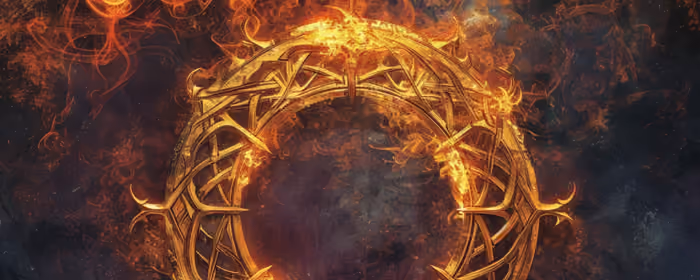 Fantasy Wallpaper Magic and Sorcery for UltraWide 21:9 monitors (3440x1440): fire, magic, ring, symbol