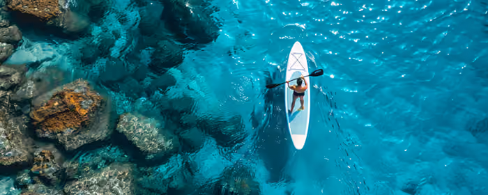UltraWide 32:9 Leisure wallpapers (3840x1080): sapboard, man, ocean, summer