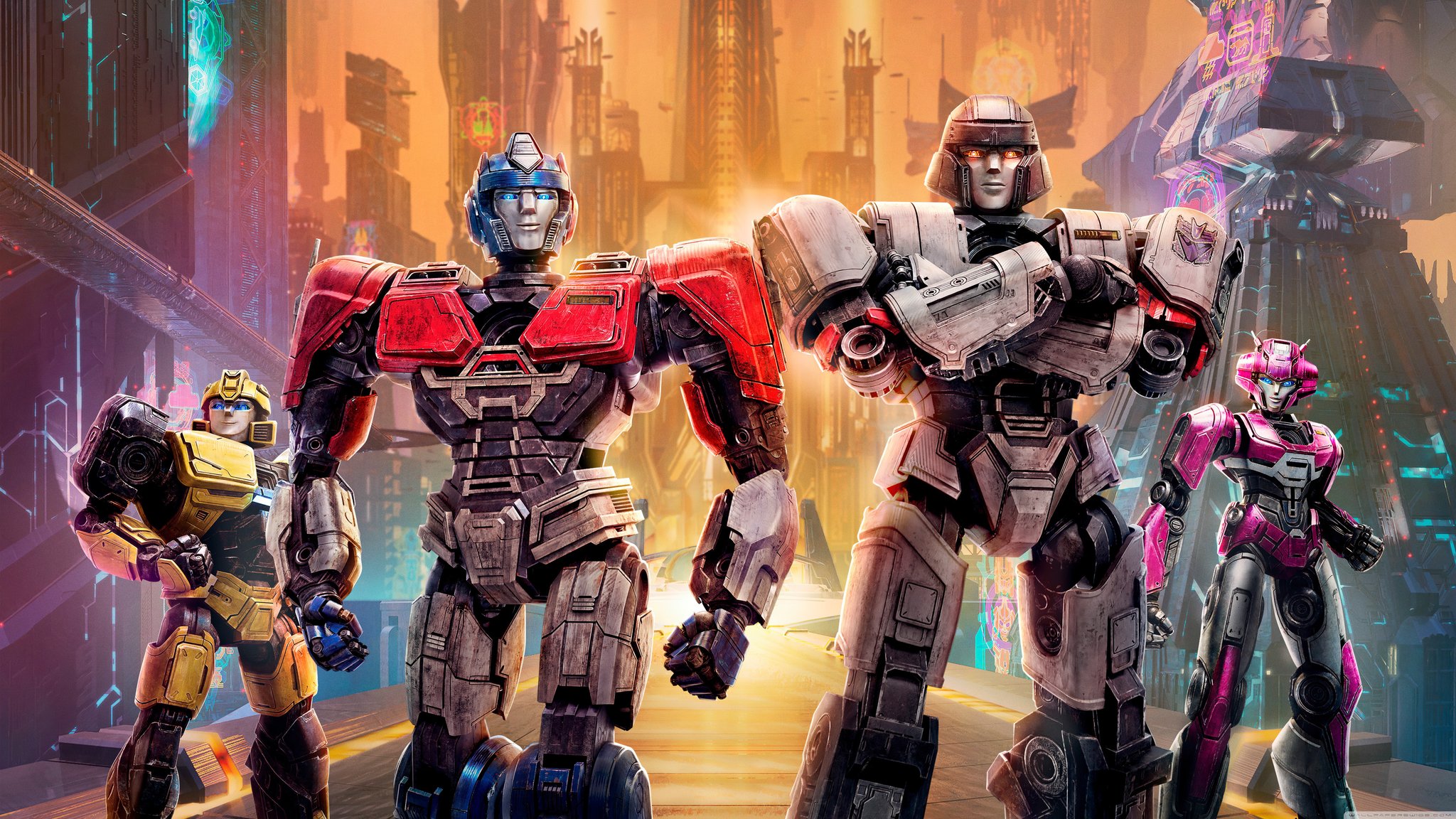 Characters from Transformers One - QWXGA wallpapers in 2048x1152 resolution
