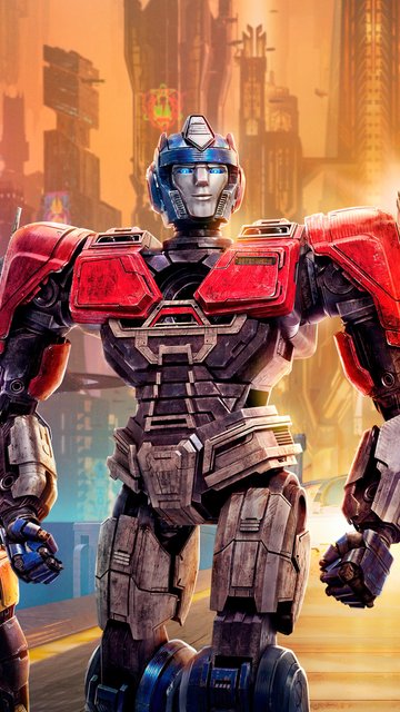 Characters from Transformers One - Wallpapers for Nokia, Samsung in 360x640 resolution