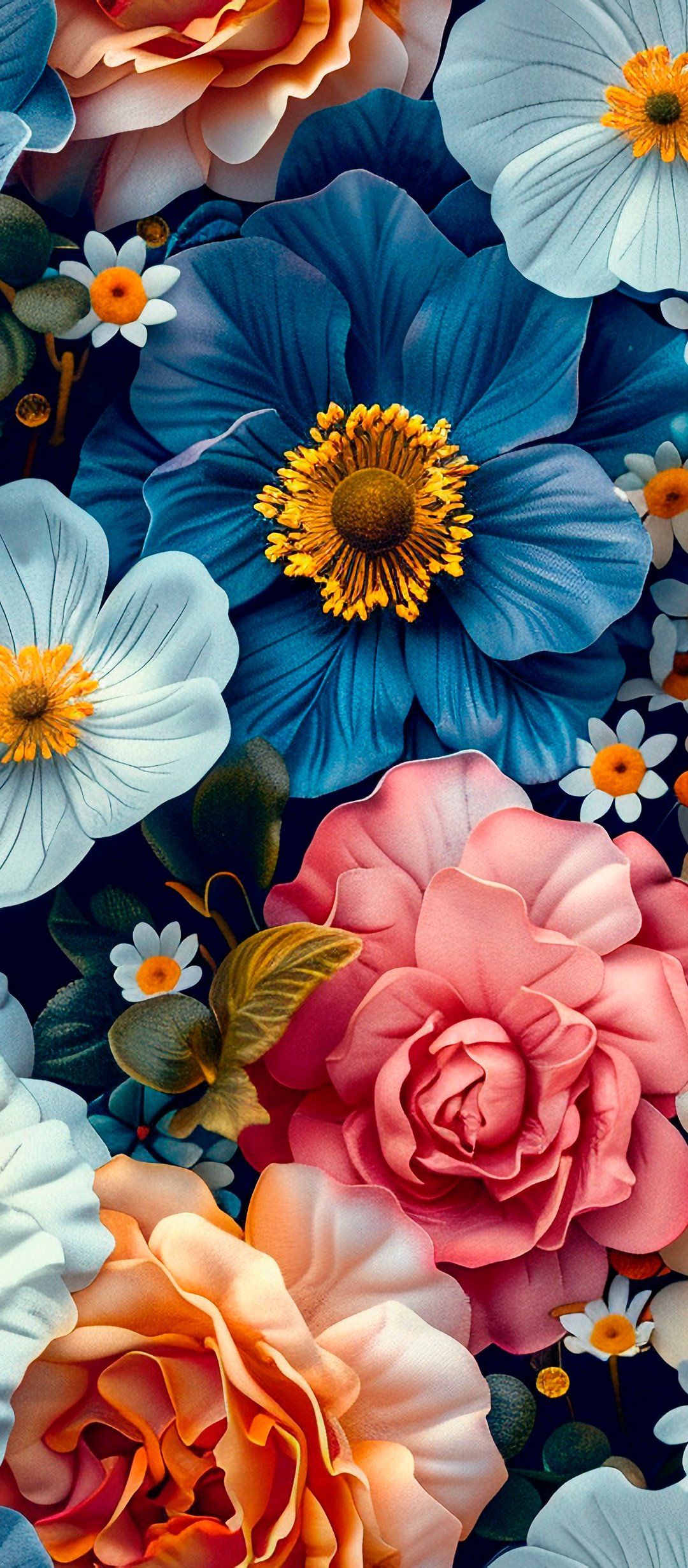 Lush flower buds - Wallpapers for TECNO/Infinix in 1080x2460 resolution