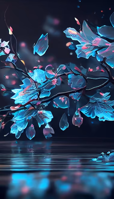 Nature wallpapers: petals, glass, branch, flowers