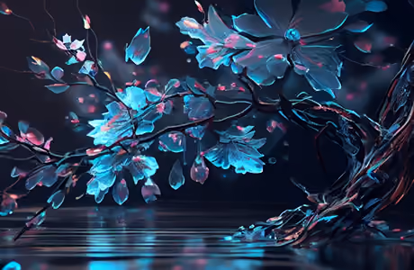 Nature wallpapers: petals, glass, branch, flowers