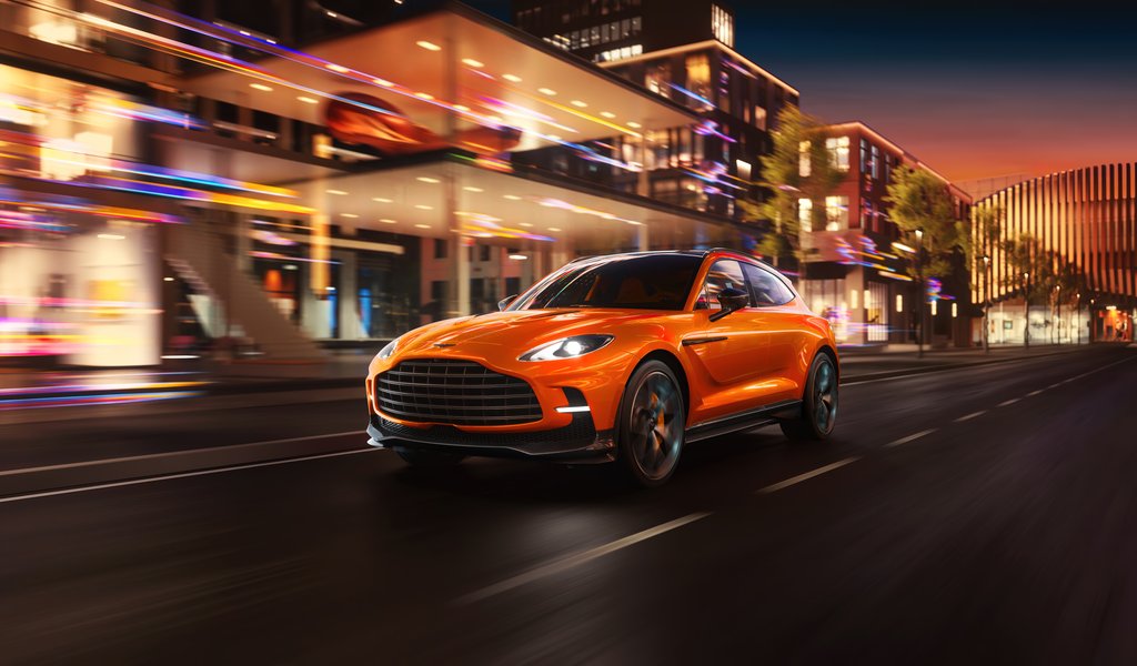 Aston Martin DBX707 front - WSVGA wallpapers in 1024x600 resolution
