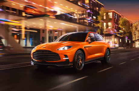 Full HD Aston Martin wallpapers (1920x1080): Aston Martin DBX707, performance SUV, road, sunset