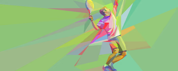 UltraWide 21:9 Tennis wallpapers (2560x1080): man, tennis racket, low poly, skill