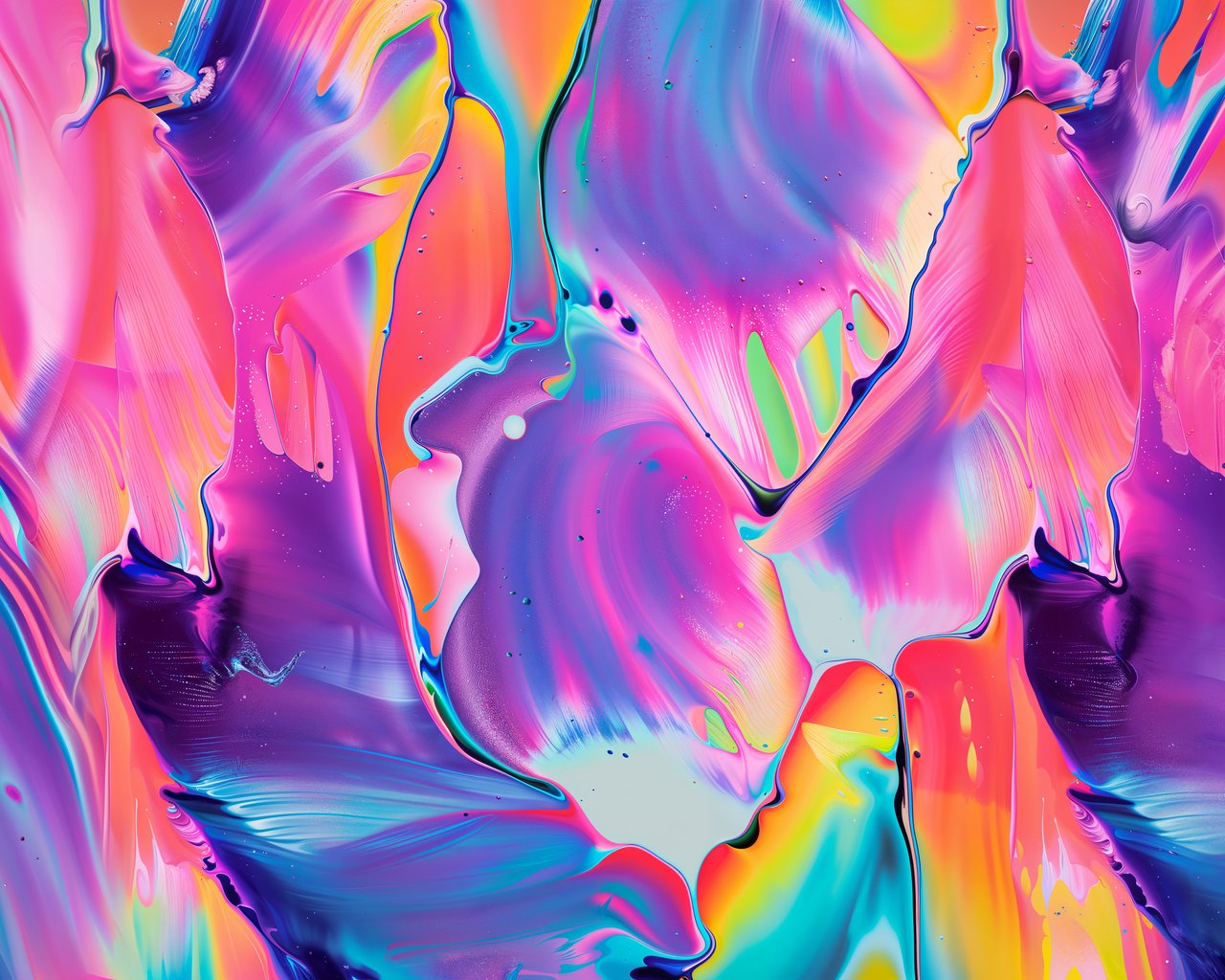Mixing colors on a palette - SXGA wallpapers in 1280x1024 resolution