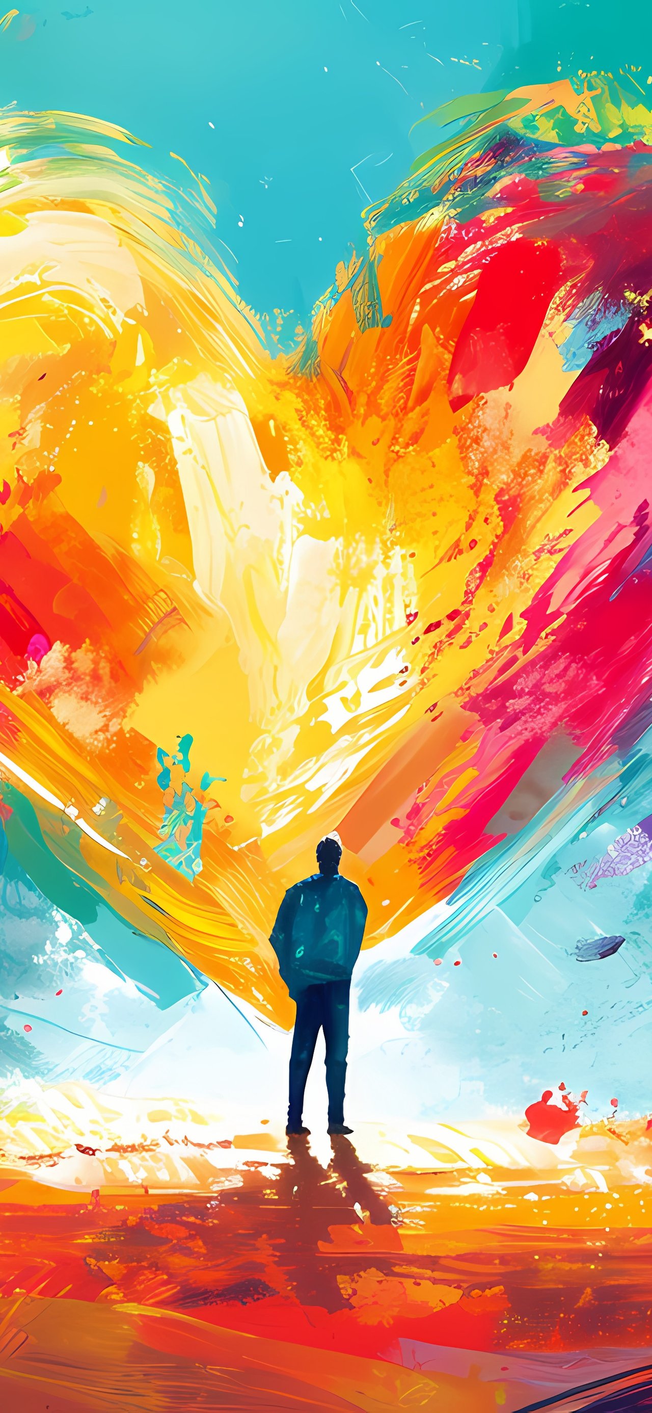 Painting for Valentines Day - Wallpapers for Xiaomi 15T in 1280x2772 resolution