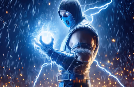 Microsoft Surface 12.4″ обои Mortal Kombat (1536x1024): Mortal Kombat, Саб-Зиро, лед, персонаж