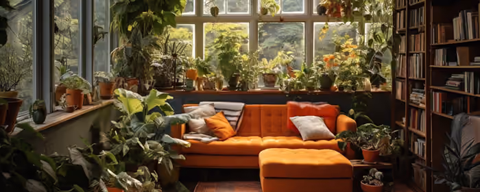 Interior design wallpapers: veranda, cozy, sofa, window