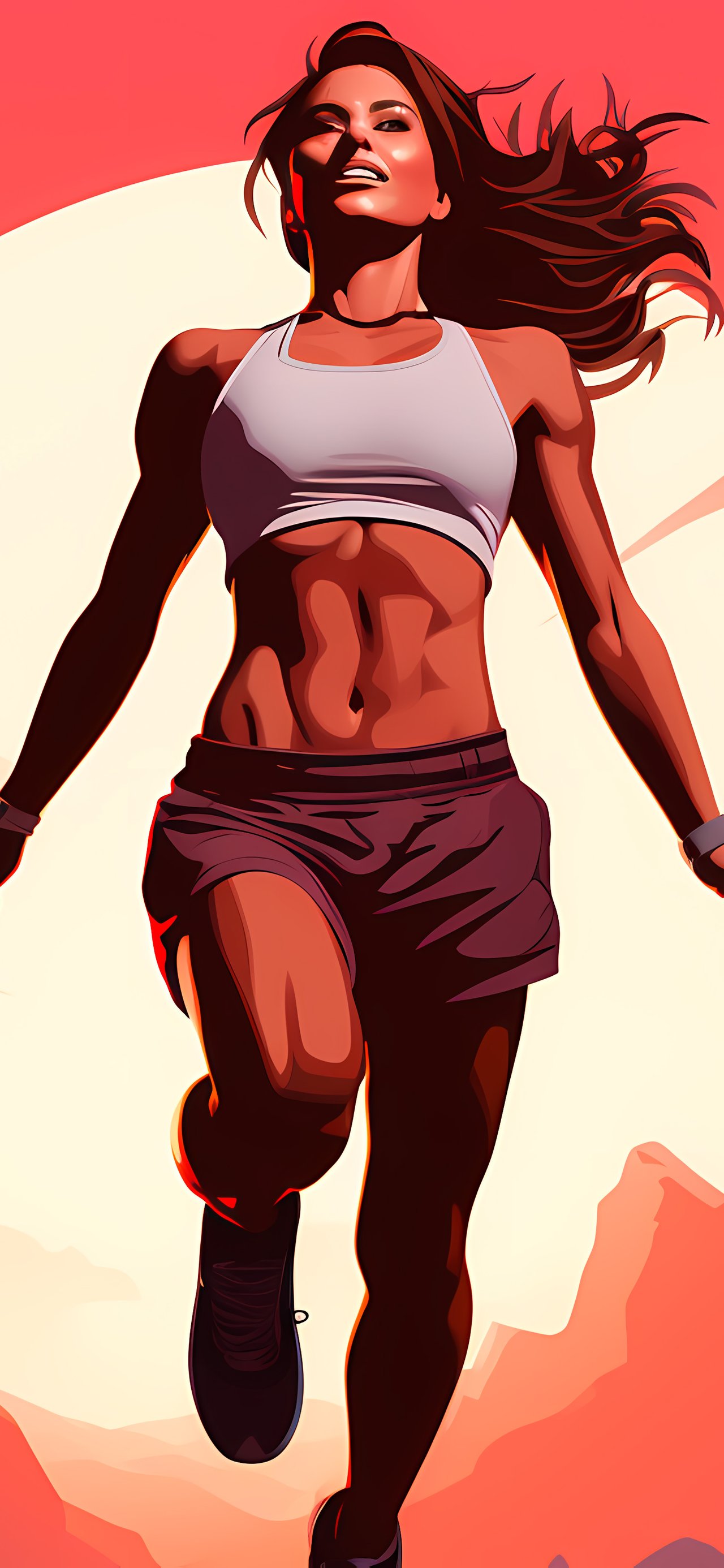 Evening jogging - Wallpapers for Xiaomi 15T in 1280x2772 resolution