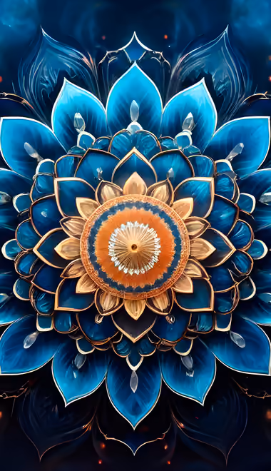 Mandala Wallpapers for Samsung Galaxy Z Flip6, Motorola Razr 2025 (1080x2640): mandala, pattern, meditation, gold