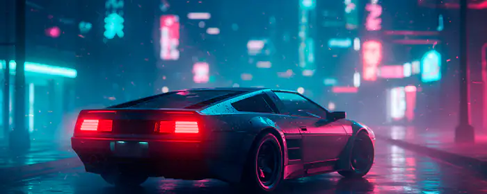 5K2K UltraWide 21:9 rain wallpapers (5120x2160): retro, cyberpunk, sports car, neon