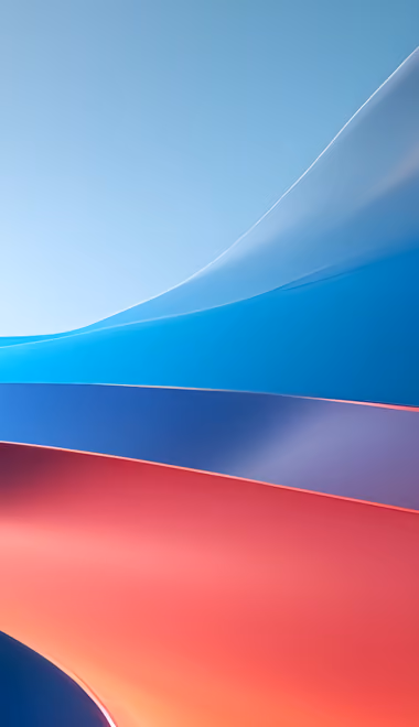 Wallpapers for Samsung Galaxy A13/A14/A53, Realme 12 Pro 5G, POCO M5 (1080x2408): layers, waves, gradient, shape