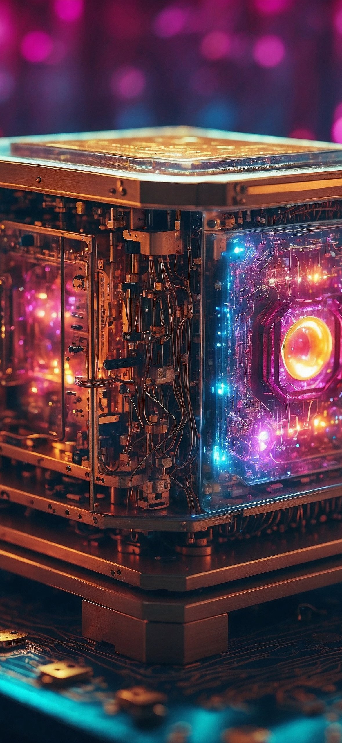 The quantum computer - Wallpapers for iPhone 14 Pro/15 Pro in 1179x2556 resolution