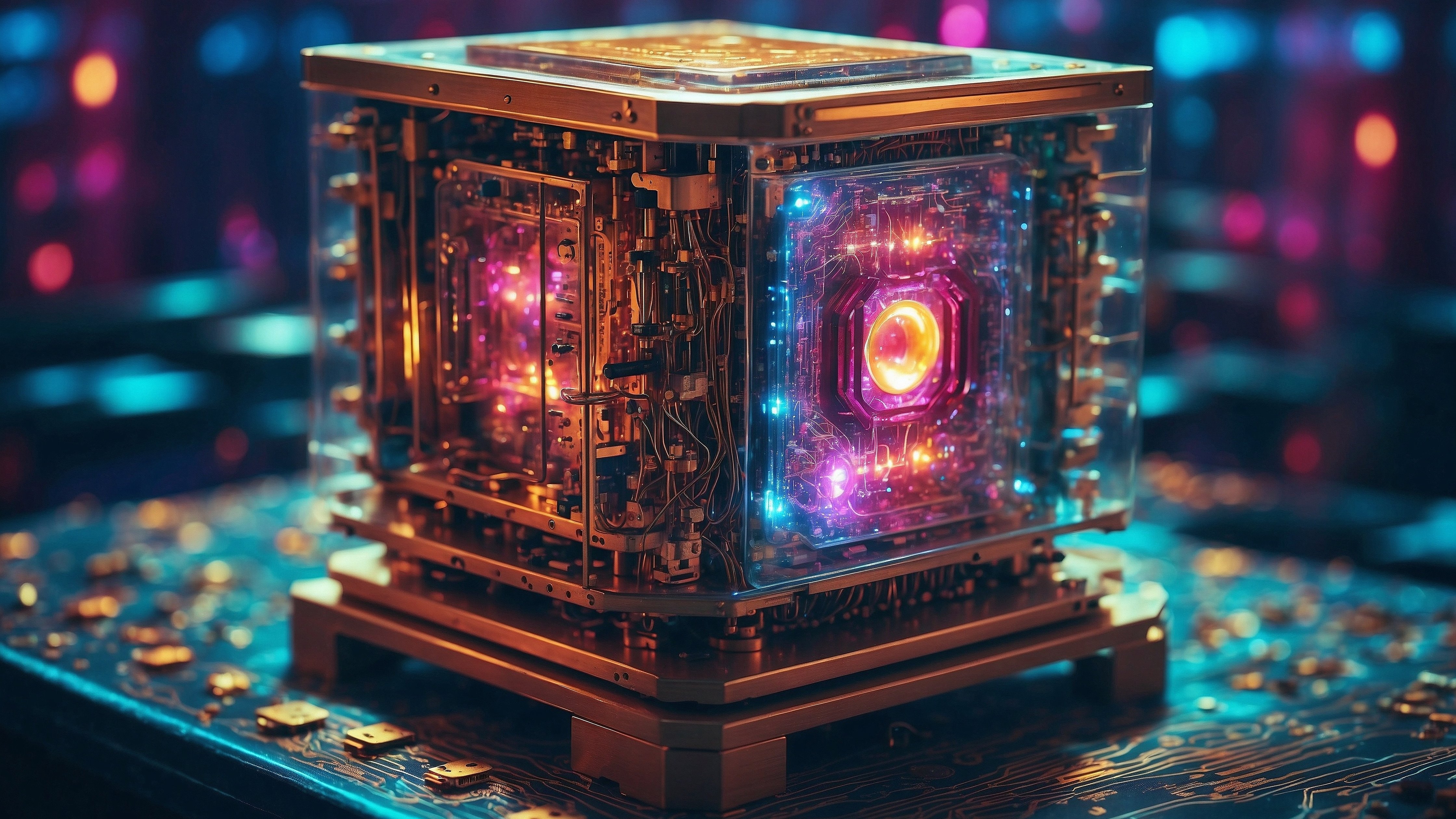 The quantum computer - Wallpapers for Apple iMac 24″ in 4480x2520 resolution
