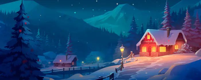 UltraWide 21:9 wallpapers (2560x1080): cabin, winter, cozy, forest