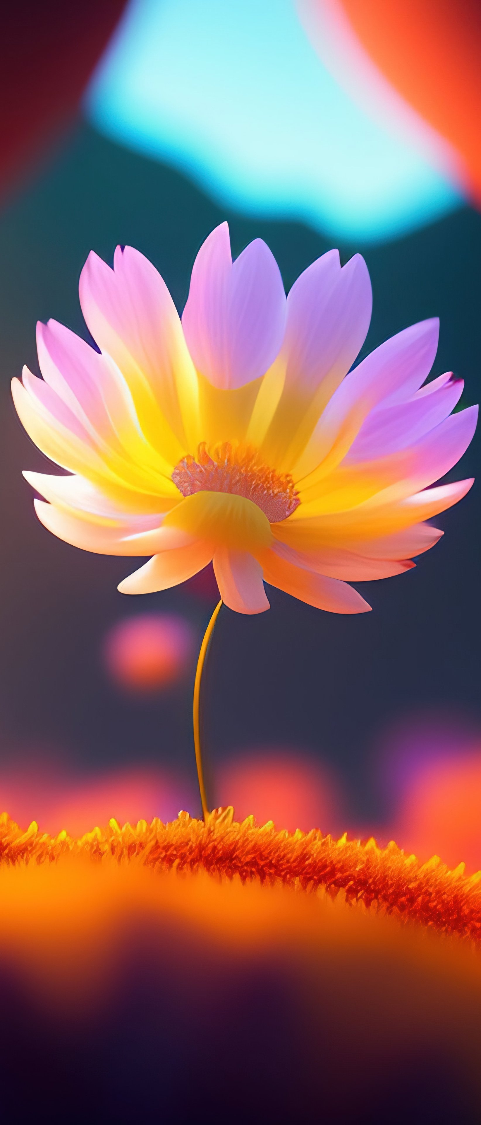 A delicate flower in the macro - Wallpapers for Sony Xperia 1/Xperia 1 III/Xperia PRO-I in 1644x3840 resolution